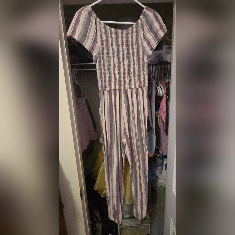 Justice Size 12 girls pants romper
